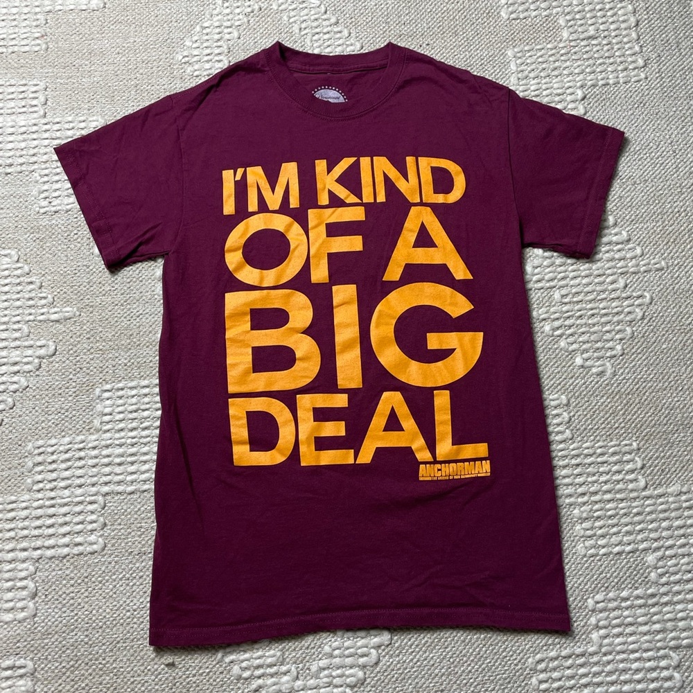 Paramount Viacom Anchor Man Ron Burgundy T Shirt